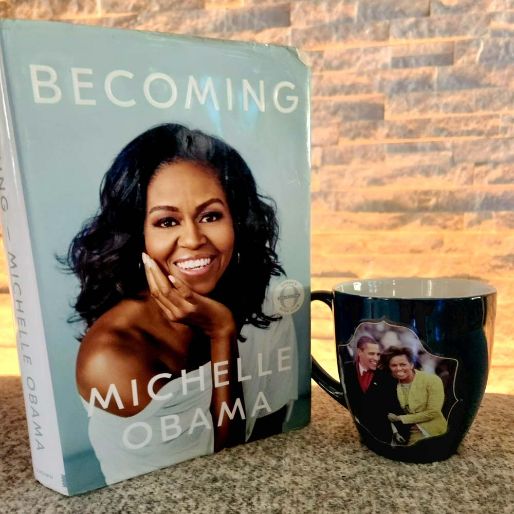 Obama Bundle - First Edition Becoming by Michelle Obama with The Obamas Mug
